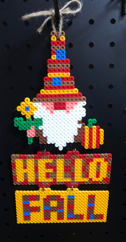 Hello Fall Gnome Decor