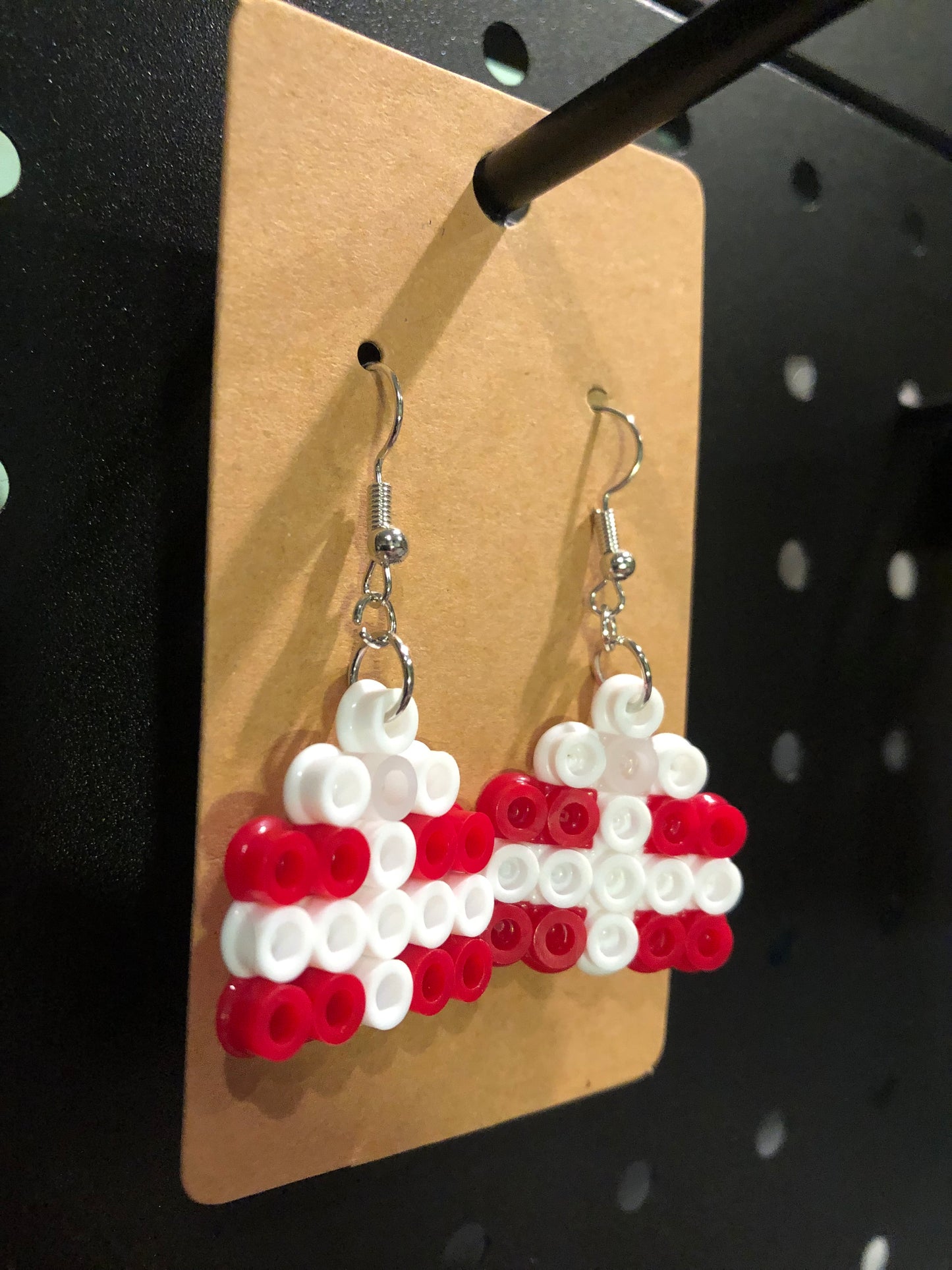Christmas present earrings