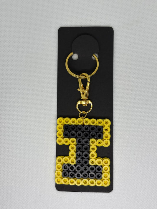 Handcrafted Iowa Hawkeyes Keychain