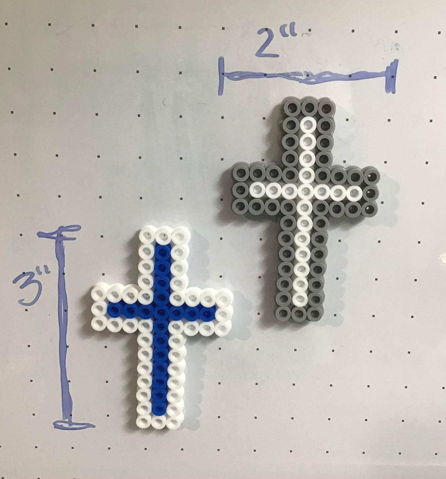 Handcrafted Cross Magnet with Color Options