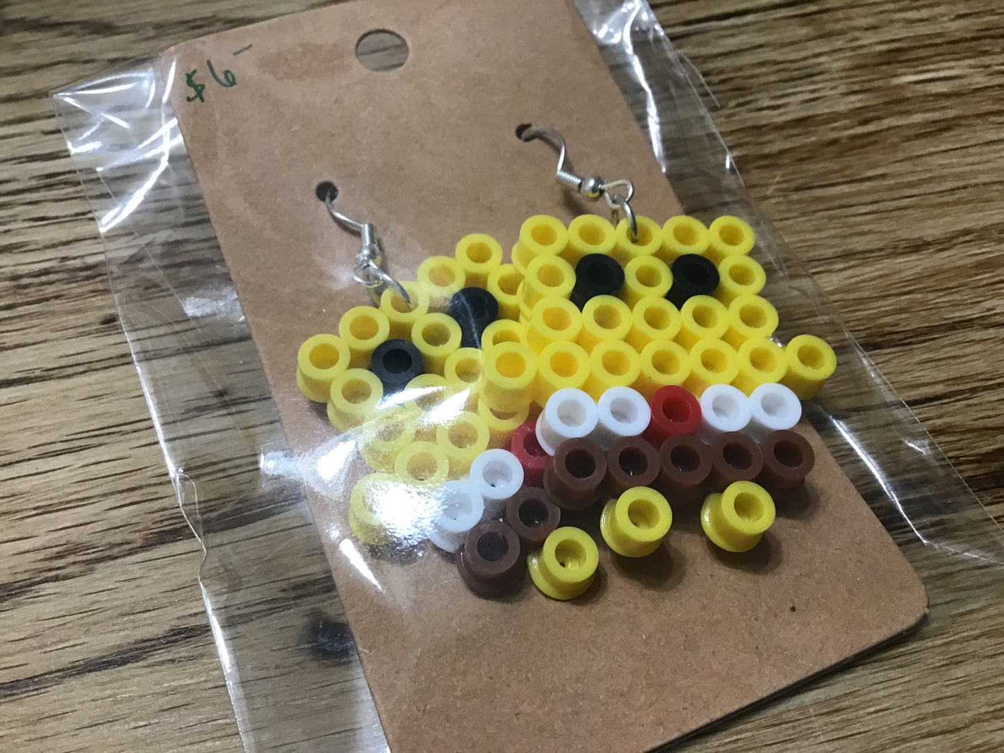 Handcrafted "Sponge Bob" Squarepants Earrings