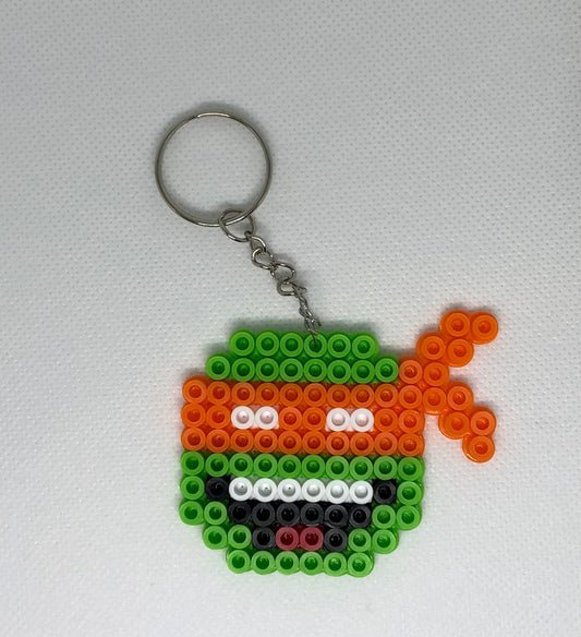 TMNT keychain orange