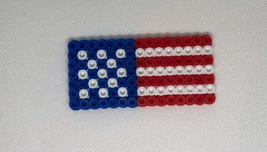 Handcrafted Small Flag Magnet