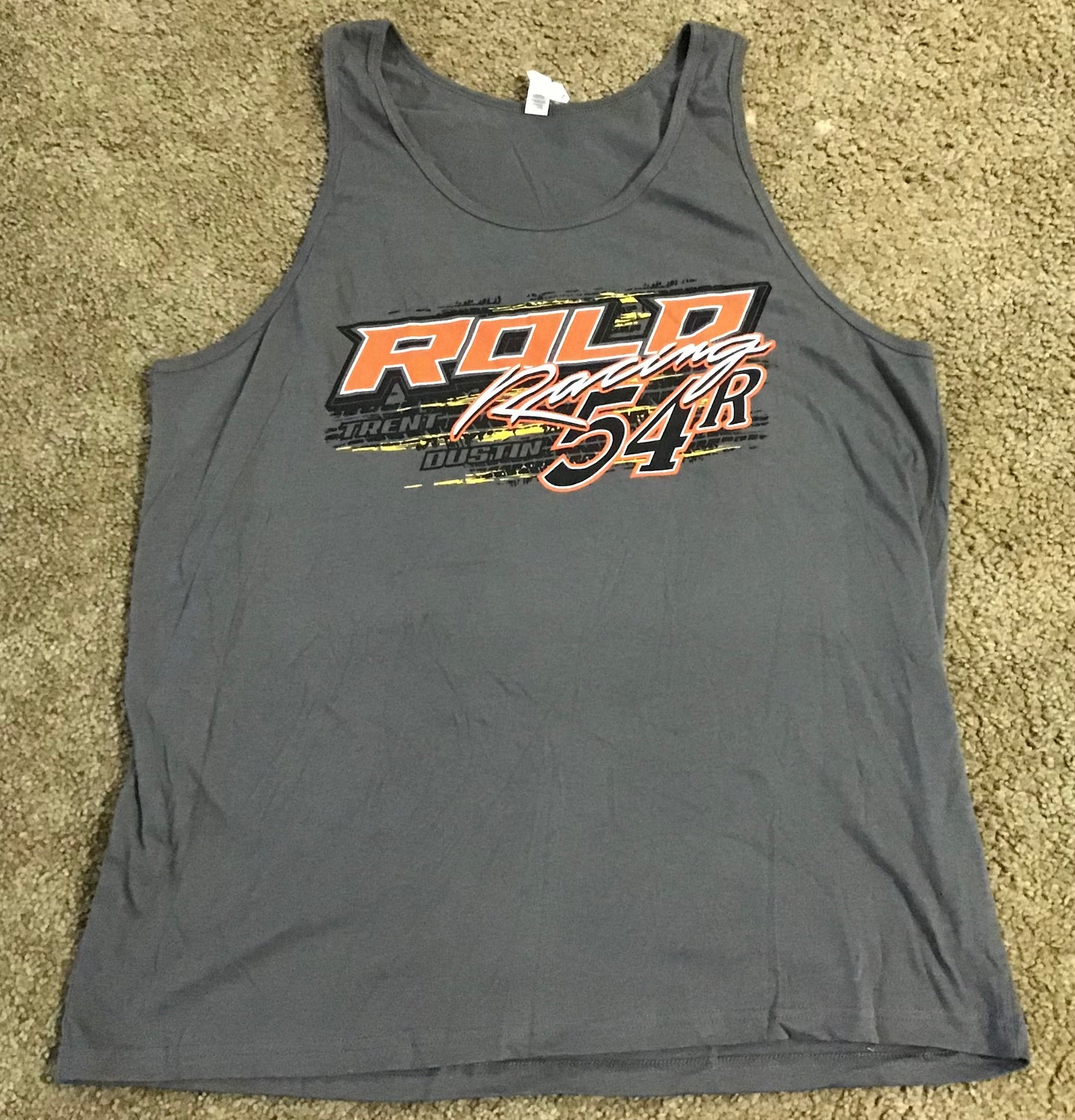 Rold Racing Tank Top 54R Cancer Awareness