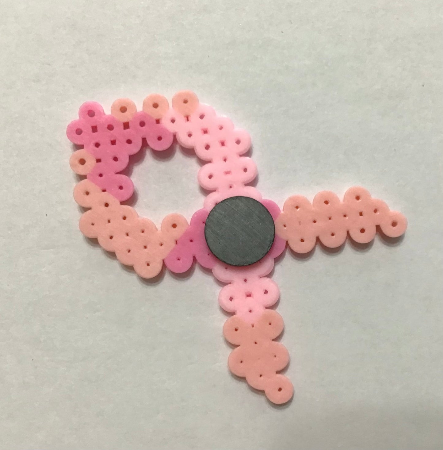 Handcrafted Awareness Ribbon Magnet, Pink Breast Cancer Awareness