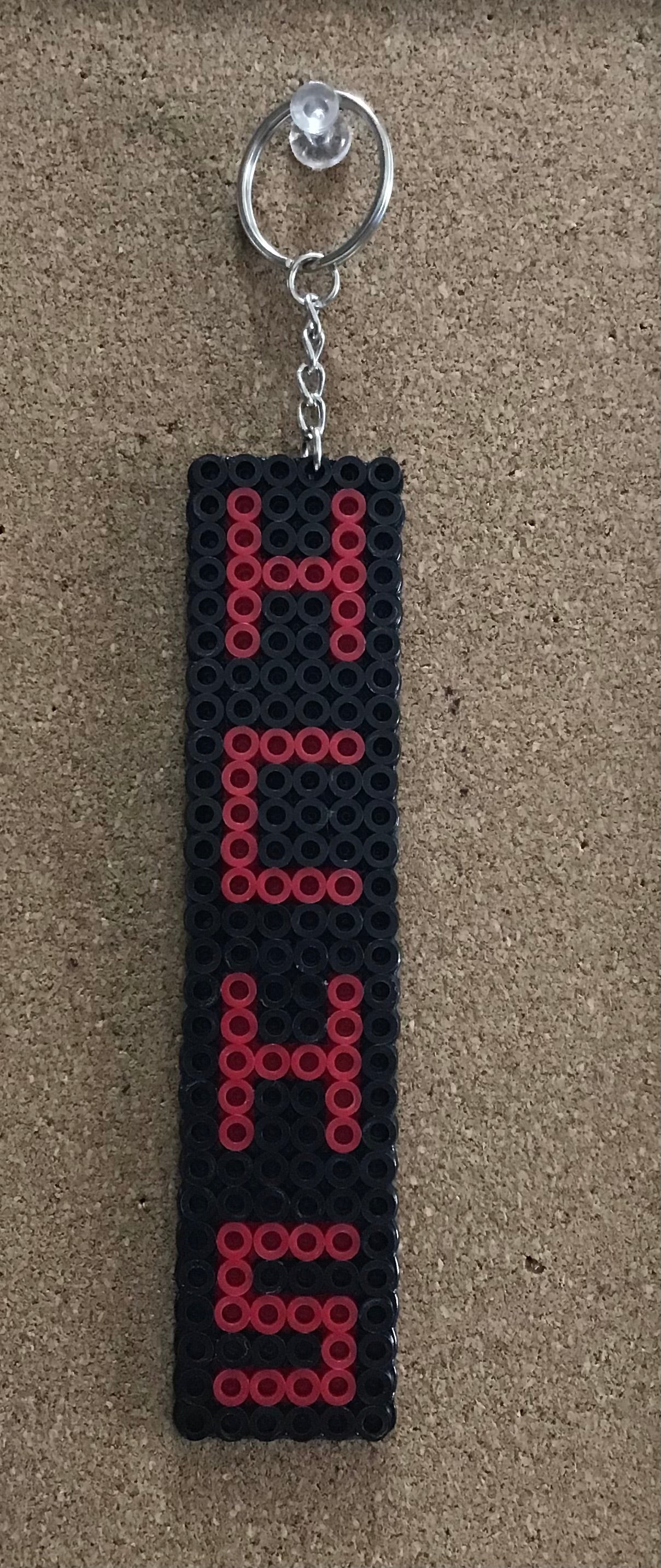 Handcrafted Bag Tag Keychain Customizable for Your School/Hometown