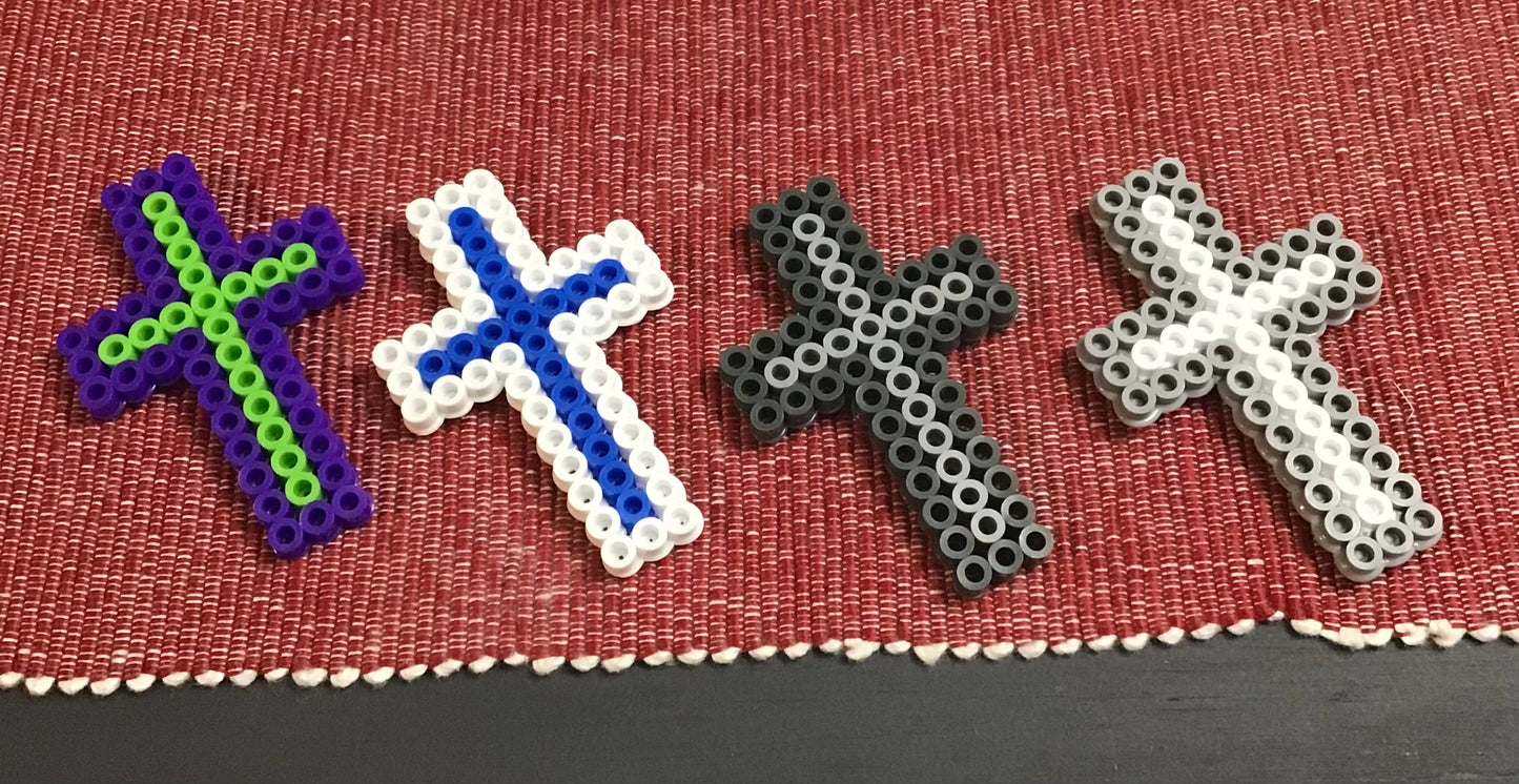 Handcrafted Cross Magnet with Color Options