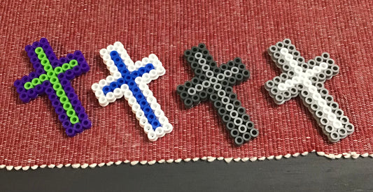 Handcrafted Cross Magnet with Color Options