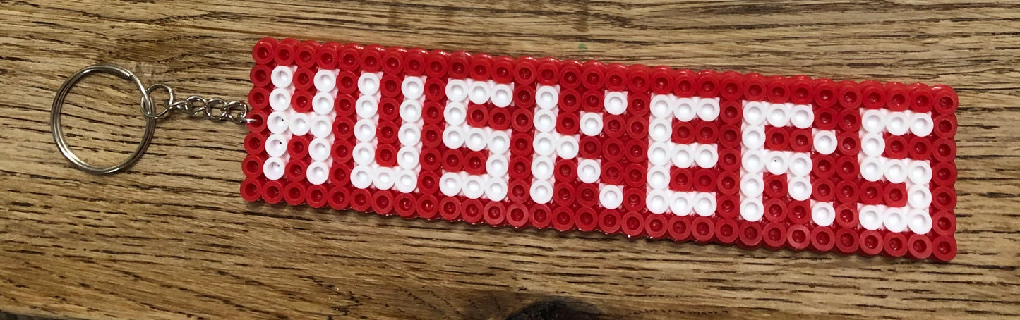 Handcrafted IOWA Hawkeyes Bag Tag Keychain, Customizable, ISU