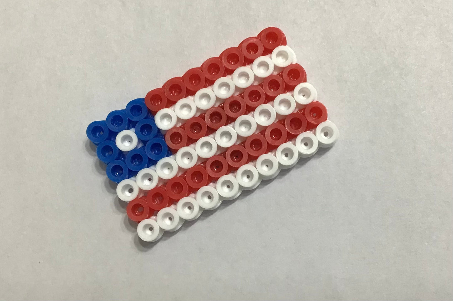 Handcrafted Mini Flag Magnets; Racing, Rainbow, US Flag