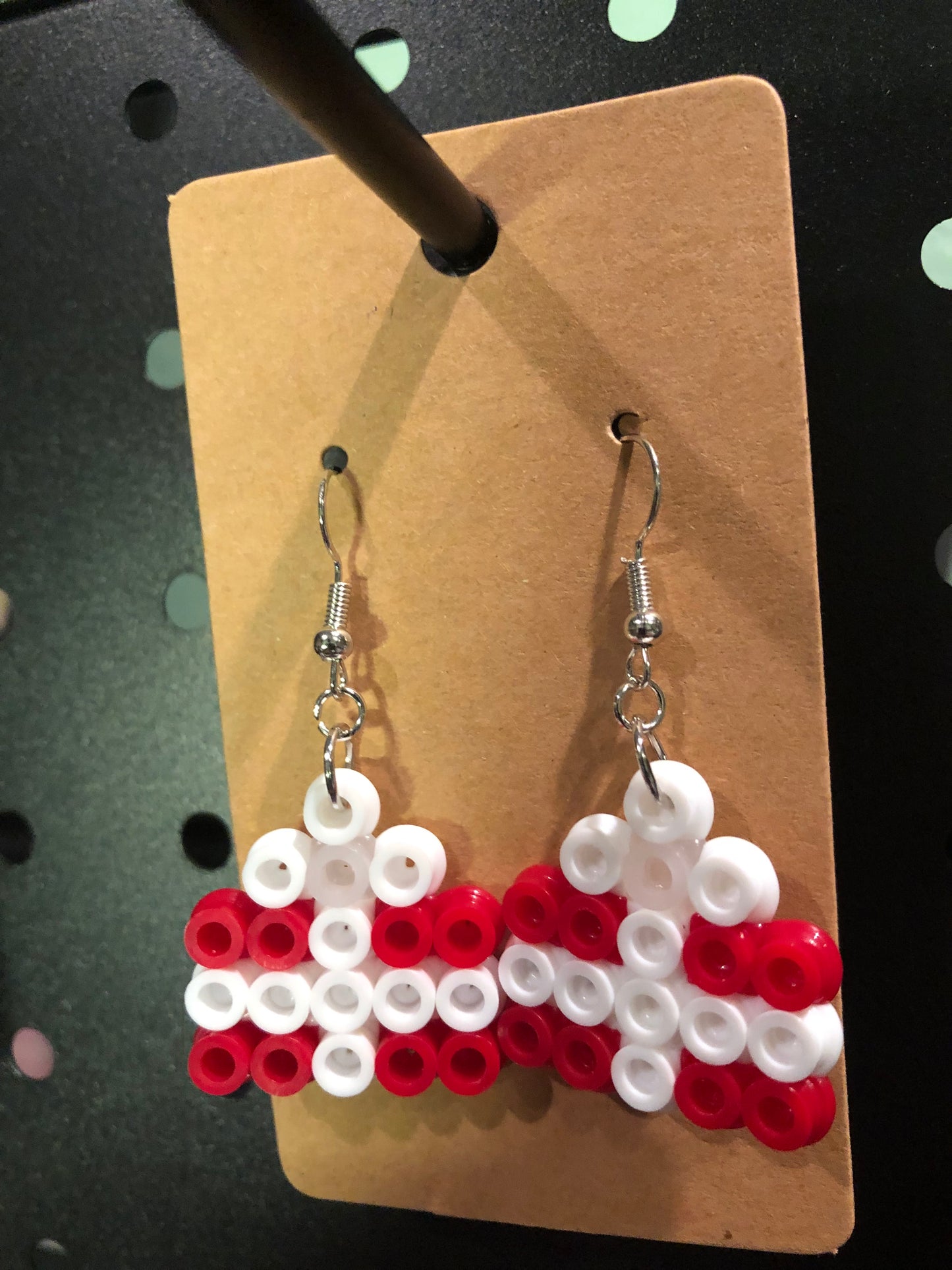 Christmas present earrings