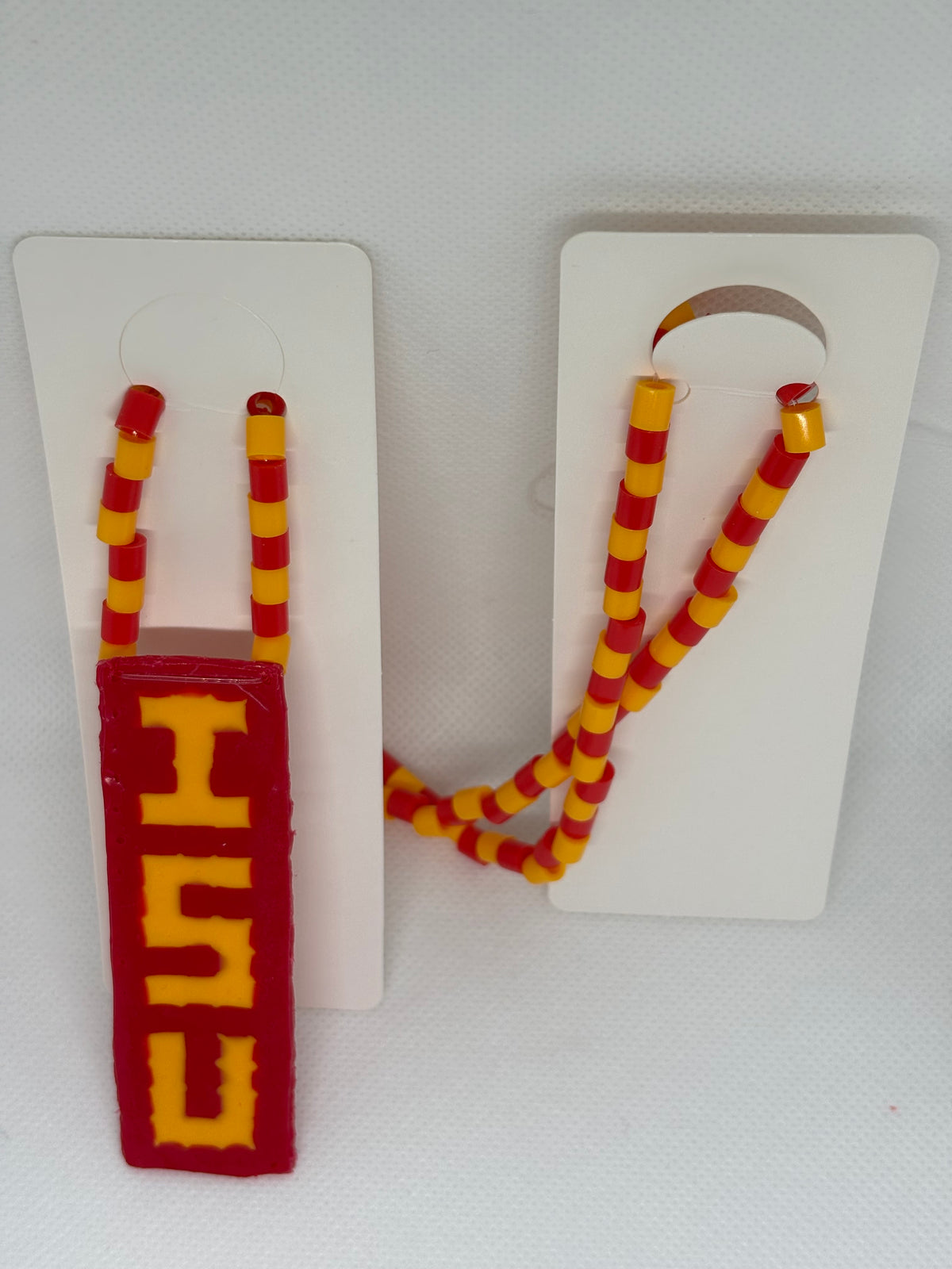 ISU Lanyard Necklace Rear View Mirror Decor Stretchy