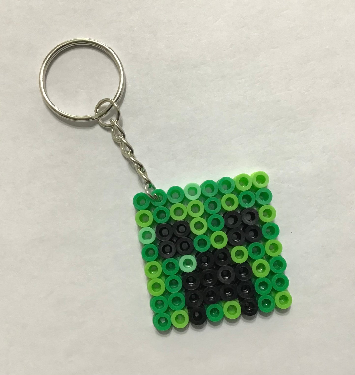 Handcrafted Keychain Minecraft Character Faces