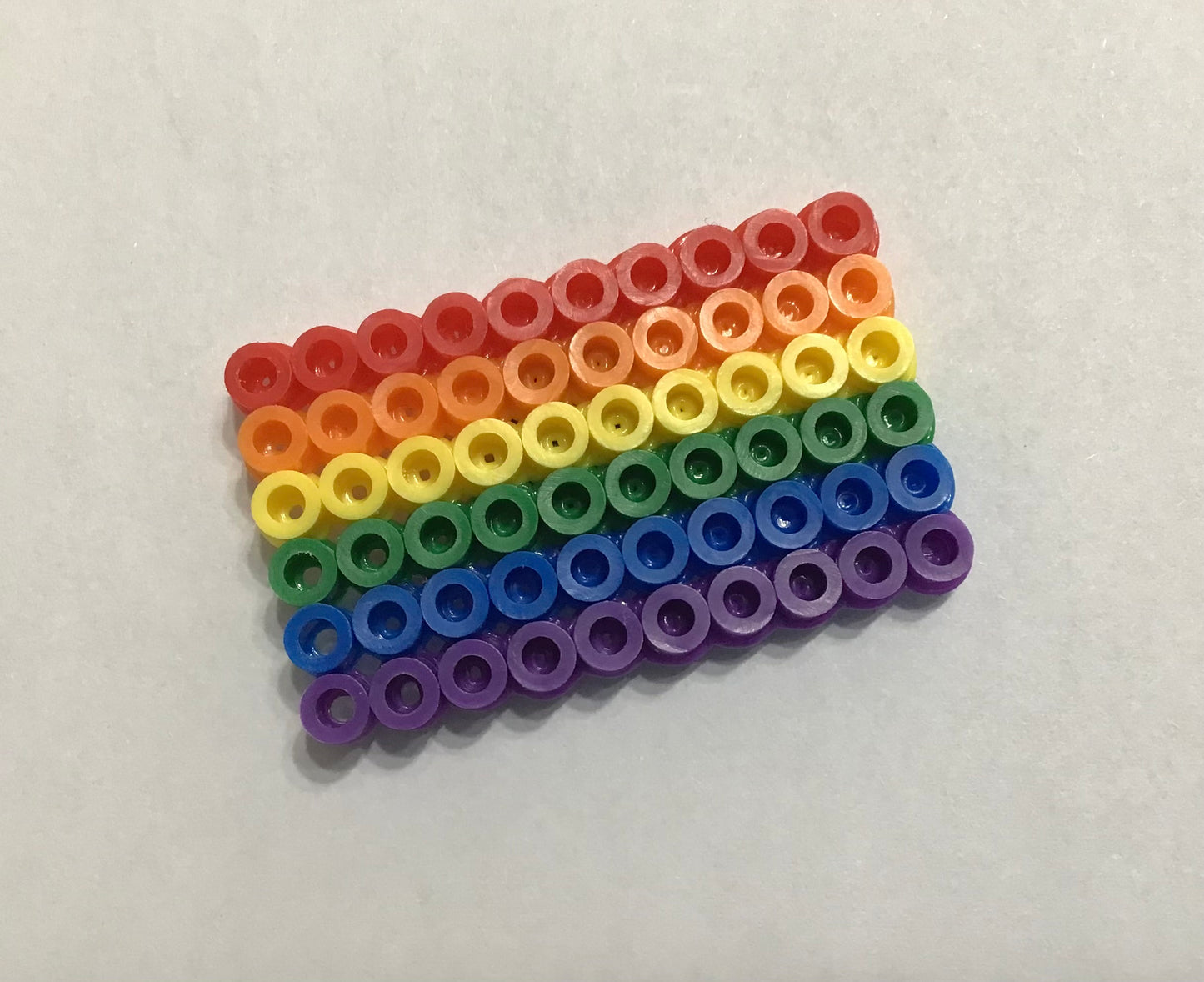 Handcrafted Mini Flag Magnets; Racing, Rainbow, US Flag