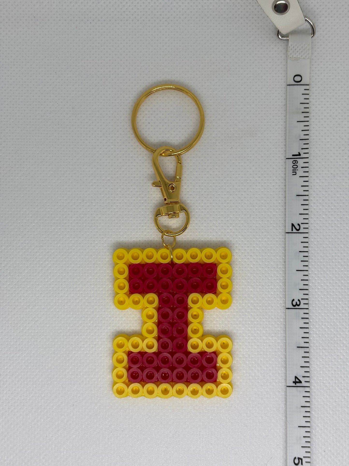 Handcrafted Iowa State Cyclones Keychain