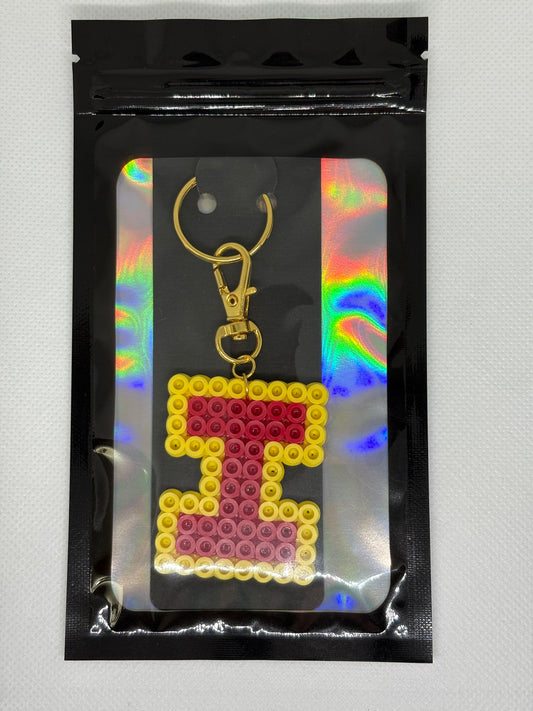 Handcrafted Iowa State Cyclones Keychain