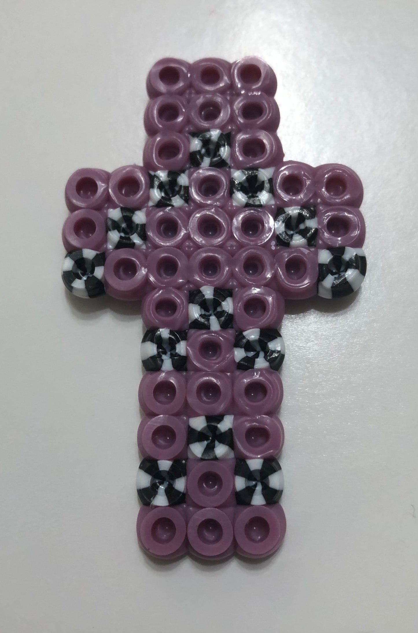 Cross Magnet Purple/Zebra