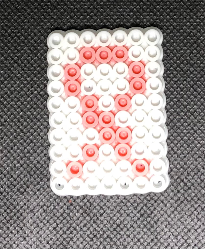 Small magnet awareness ribbon handcrafted #cancerawareness
