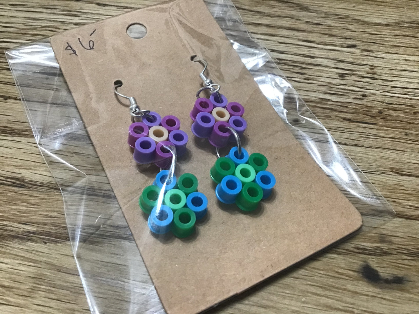 Handcrafted Dangle Flower Earrings