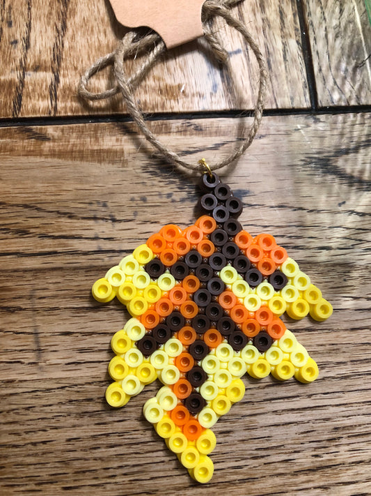 Large Fall Leaf Ornament Harvest Decor