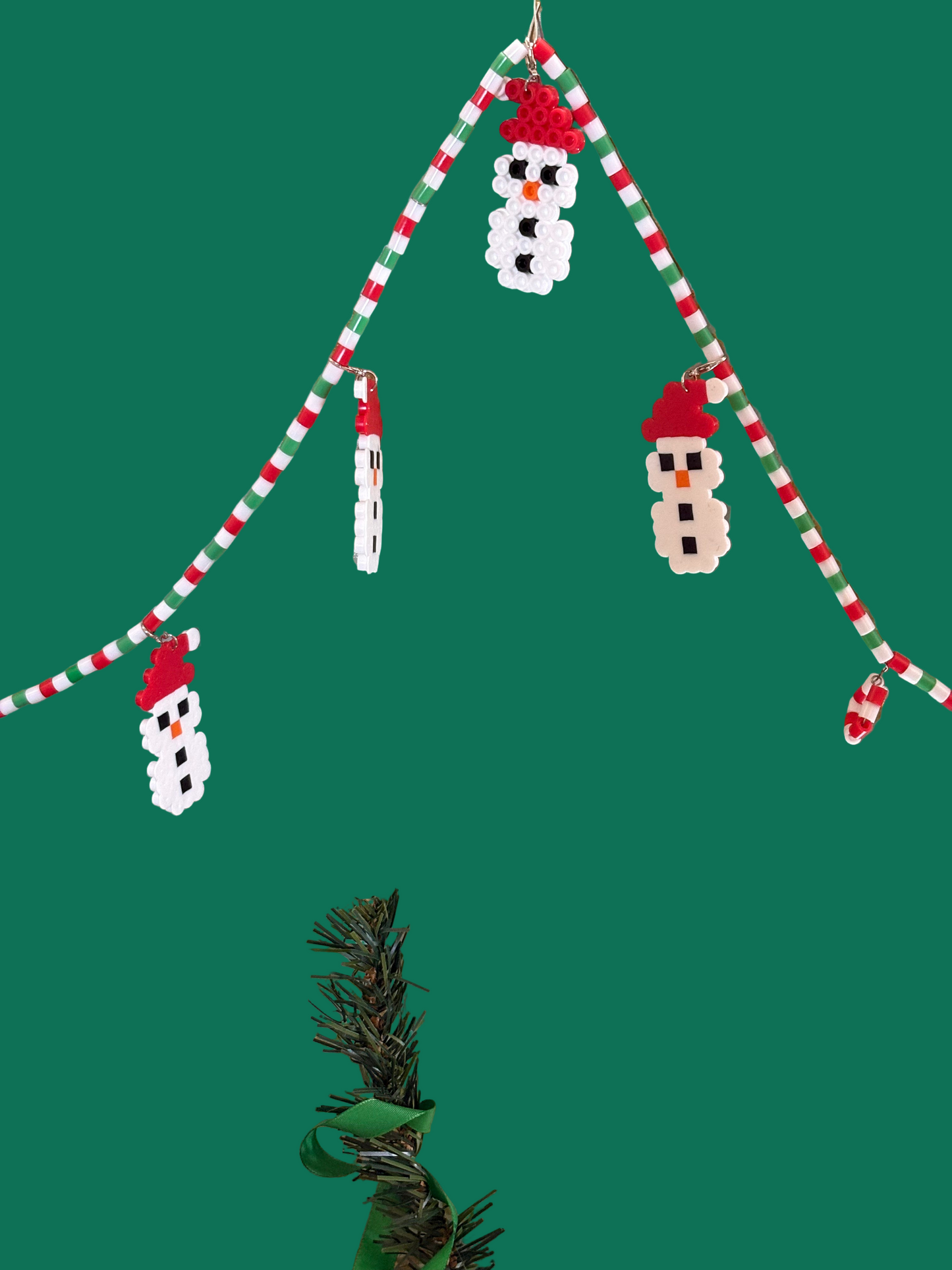 Handcrafted Christmas Garland 5’