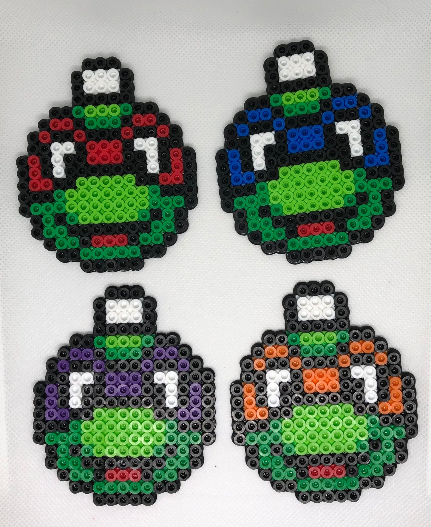 TMNT Christmas Tree Ornaments Set of 4